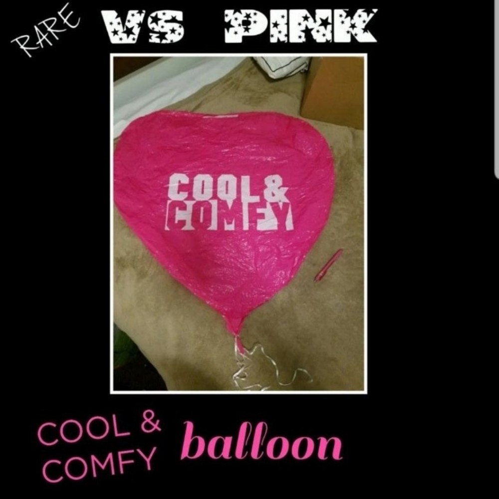 Victoria's Secret PINK Cool & Comfy Balloon Display Prop Pink & White